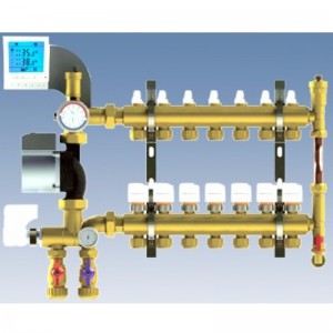 CDX20.1 ... centru de control al temperaturii de amestecare a apei pentru încălzirea podelei